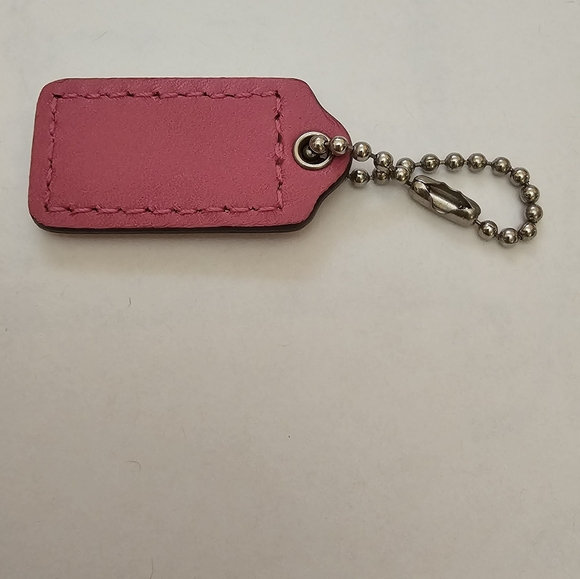 Coach Hang tag Pink Leather EUC - Picture 2 of 8